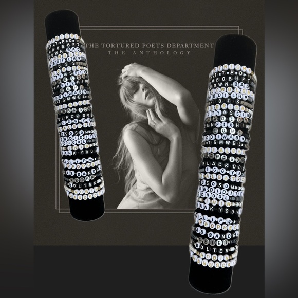 Taylor Swift Jewelry - Taylor Swift TTPD bracelet collection
